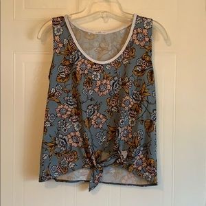Floral Summer Tank Top